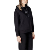 Armani Exchange Black Cotton Hoodie