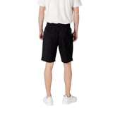 EA7 Emporio Armani Black Cotton Bermuda Shorts