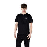 EA7 Emporio Armani Black And White Cotton Sportswear