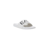 EA7 Emporio Armani White Pvc Slippers