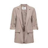 Only Beige Viscose Blazer