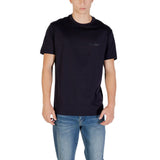 Armani Exchange Blue Cotton T-Shirt