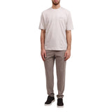 Armani Exchange Beige Lyocell Casual Pants