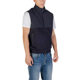 Armani Exchange Blue Cotton Sweatshirt