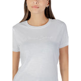 Armani Exchange White Cotton T-Shirt