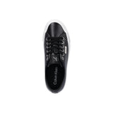 Calvin Klein Jeans Black Leather Low Top Sneakers