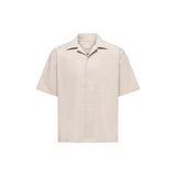 Only & Sons Beige Cotton Shortsleeve Shirt