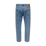 Only & Sons Light Blue Cotton Relaxed Fit Jeans