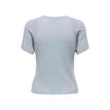 Jacqueline De Yong Blue Viscose T-Shirt