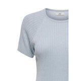 Jacqueline De Yong Blue Viscose T-Shirt