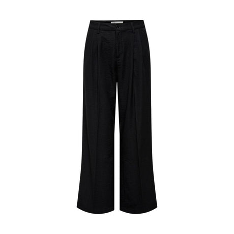Jacqueline De Yong Black Viscose Casual Pants