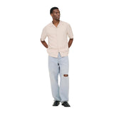 Only & Sons Beige Tencel Shortsleeve Shirt