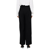 Jacqueline De Yong Black Viscose Casual Pants