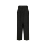 Jacqueline De Yong Black Polyester Flared Pants