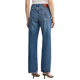 Calvin Klein Jeans Blue Cotton Mom Jeans