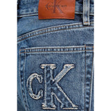 Calvin Klein Jeans Blue Cotton Mom Jeans