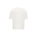 Only & Sons Cream Cotton T-Shirt