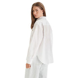 Calvin Klein Jeans White Cotton Blouse