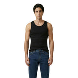 Calvin Klein Jeans Black Cotton Tank Tops