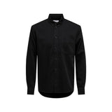 Only & Sons Black Denim Shirt