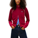 Tommy Hilfiger Jeans Bordeaux Recycled Polyester Sweatshirt