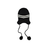 Tommy Hilfiger Jeans Black And White Recycled Wool Cap (Baseball Hat)