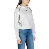 Tommy Hilfiger Jeans Cream Recycled Cotton Hoodie