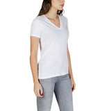 Armani Exchange White Cotton T-Shirt