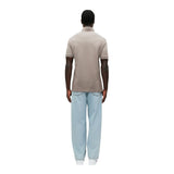 Armani Exchange Brown Cotton Polo Shirt