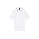 Armani Exchange White Cotton Polo Shirt