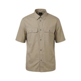 Armani Exchange Beige Cotton Shortsleeve Shirt