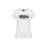 EA7 Emporio Armani White Cotton T-Shirt