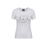 EA7 Emporio Armani White Cotton T-Shirt