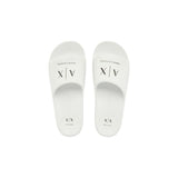 Armani Exchange Black And White EVA Slippers