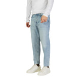 Antony Morato Light Blue Cotton Relaxed Fit Jeans