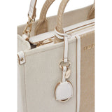 Liu Jo Beige Cotton Handbag