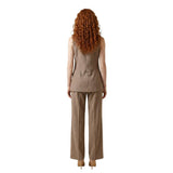 Liu Jo Beige Viscose Waistcoat