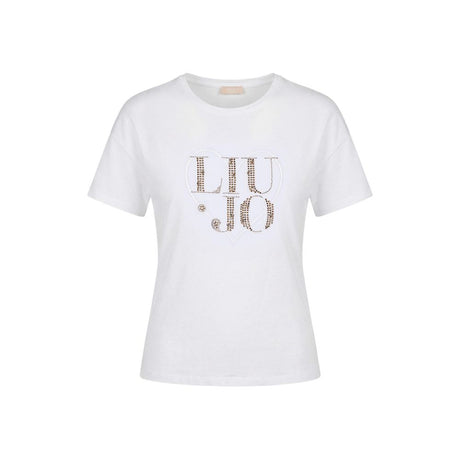Liu Jo White Cotton T-Shirt