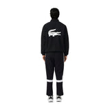 Lacoste Black And White Polyester Sweatsuit