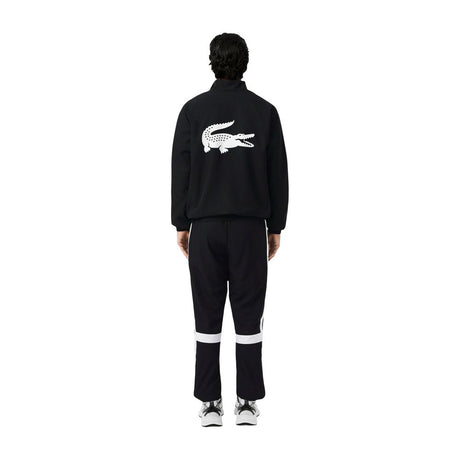 Lacoste Black And White Polyester Sweatsuit