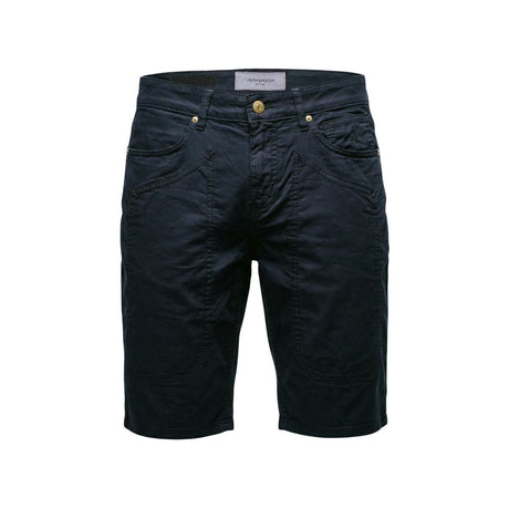 Jeckerson Blue Cotton Bermuda Shorts