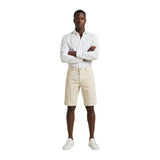 Jeckerson Cream Cotton Bermuda Shorts