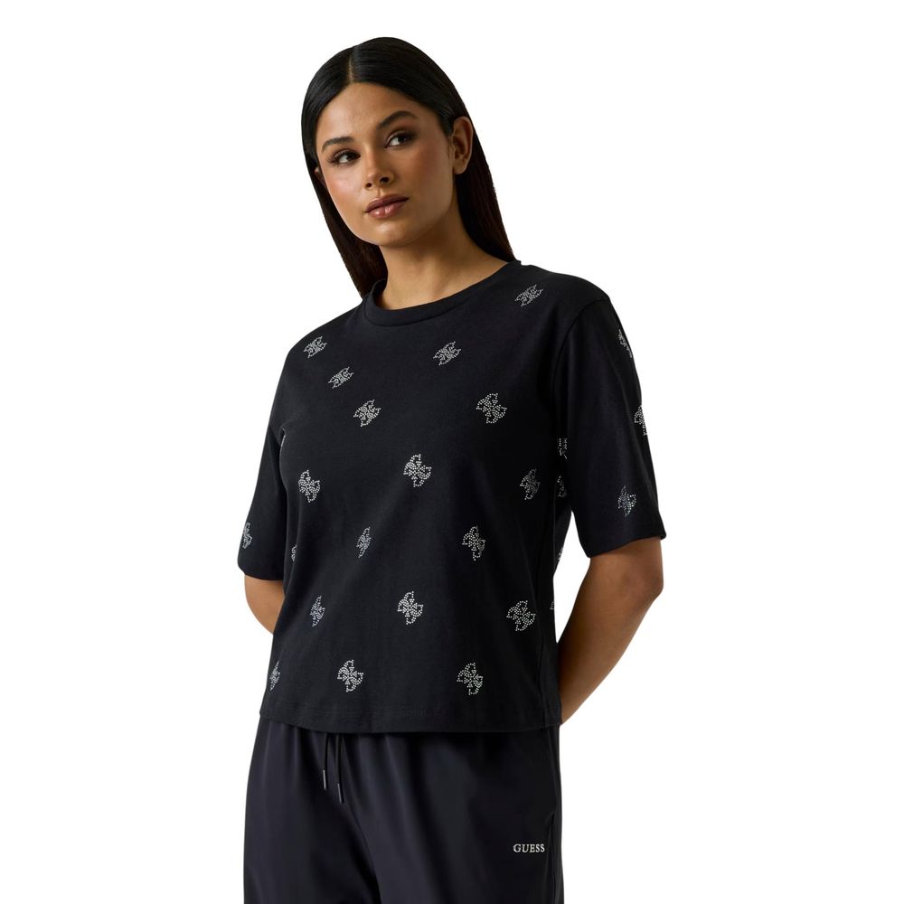 Guess Active Black Cotton T-Shirt