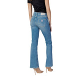 Guess Light Blue Cotton Bootcut Jeans