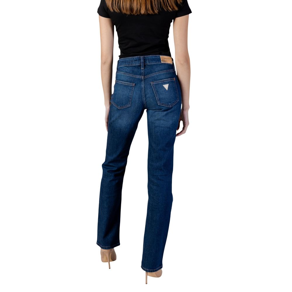 Guess Blue Cotton Skinny Jeans