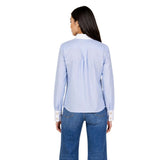 Morgan De Toi Blue Polyester Blouse