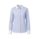 Morgan De Toi Blue Polyester Blouse