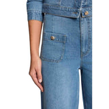 Morgan De Toi Light Blue Cotton Bootcut Jeans