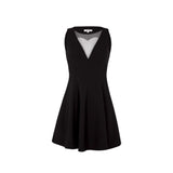Morgan De Toi Black Polyester Midi Dress