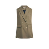 Morgan De Toi Green Recycled Polyester Waistcoat